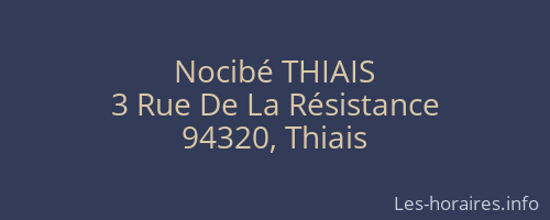 Nocibé THIAIS