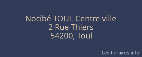 Nocibé TOUL Centre ville