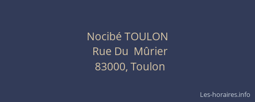 Nocibé TOULON