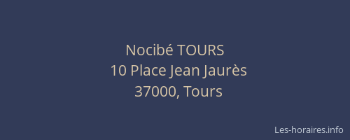 Nocibé TOURS