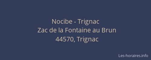 Nocibe - Trignac