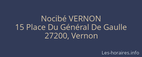 Nocibé VERNON