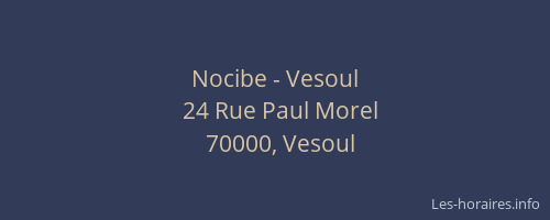 Nocibe - Vesoul
