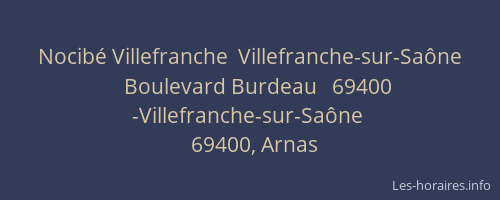Nocibé Villefranche  Villefranche-sur-Saône