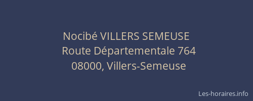 Nocibé VILLERS SEMEUSE