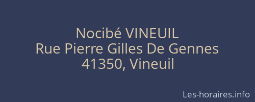 Nocibé VINEUIL