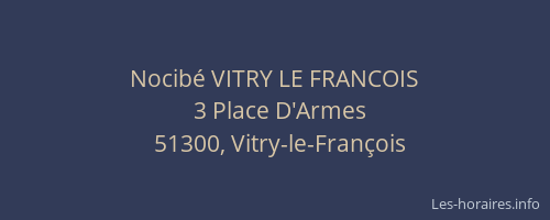 Nocibé VITRY LE FRANCOIS