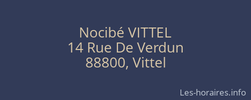 Nocibé VITTEL
