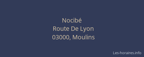 Nocibé