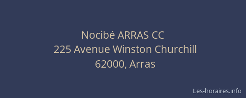 Nocibé ARRAS CC