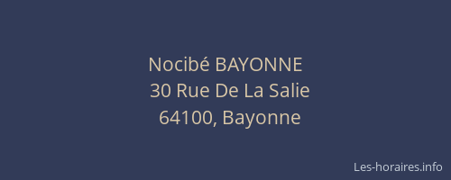 Nocibé BAYONNE