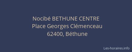 Nocibé BETHUNE CENTRE