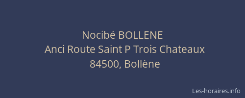 Nocib&eacute; BOLLENE