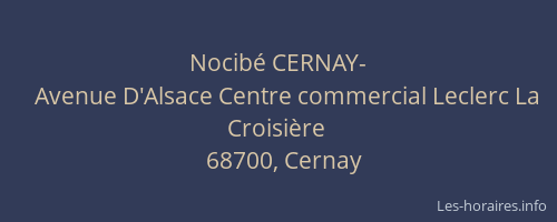 Nocibé CERNAY-