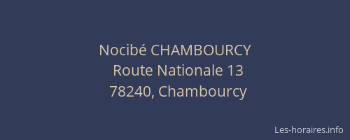 Nocibé CHAMBOURCY