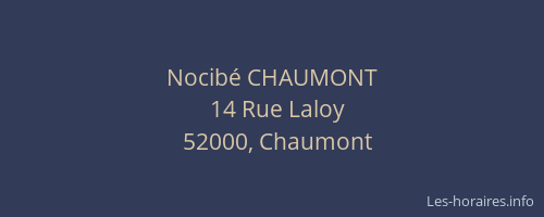 Nocibé CHAUMONT
