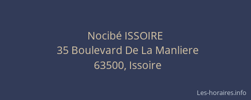 Nocib&eacute; ISSOIRE