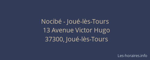 Nocib&eacute; - Jou&eacute;-l&egrave;s-Tours