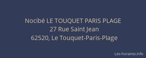 Nocibé LE TOUQUET PARIS PLAGE