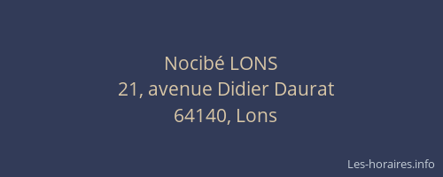 Nocibé LONS