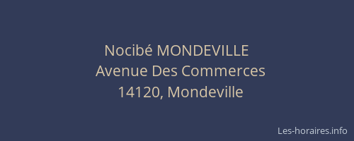 Nocibé MONDEVILLE