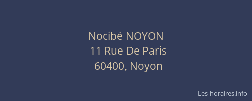 Nocibé NOYON