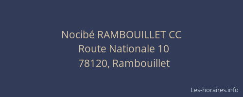 Nocibé RAMBOUILLET CC