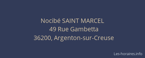Nocib&eacute; SAINT MARCEL