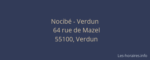 Nocibé - Verdun