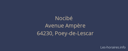 Nocib&eacute;