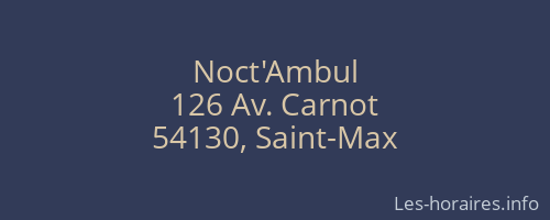 Noct'Ambul
