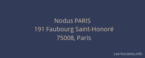 Nodus PARIS