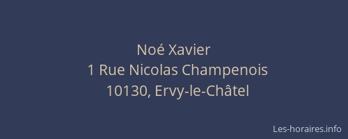 Noé Xavier