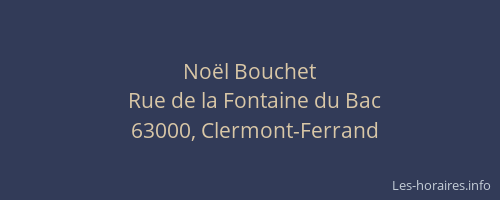 Noël Bouchet