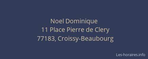 Noel Dominique
