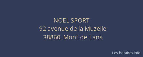 NOEL SPORT