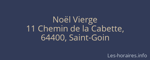 Noël Vierge