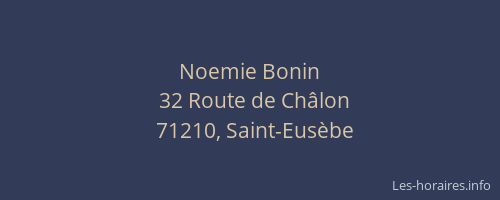 Noemie Bonin
