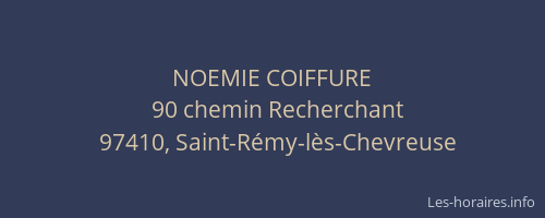NOEMIE COIFFURE