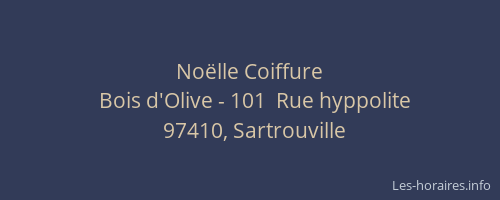 No&euml;lle Coiffure