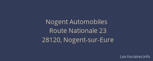 Nogent Automobiles