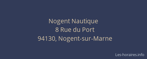 Nogent Nautique