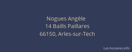 Nogues Ang&egrave;le