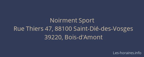 Noirment Sport