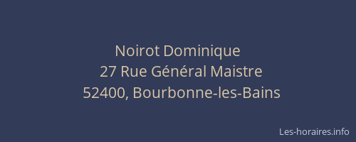 Noirot Dominique