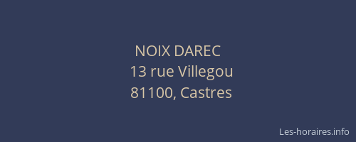 NOIX DAREC