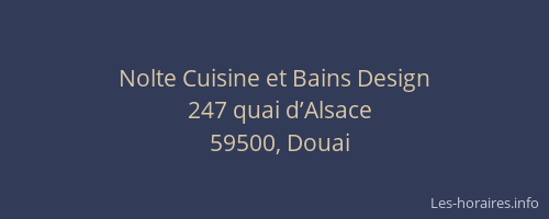Nolte Cuisine et Bains Design