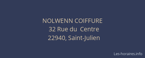 NOLWENN COIFFURE