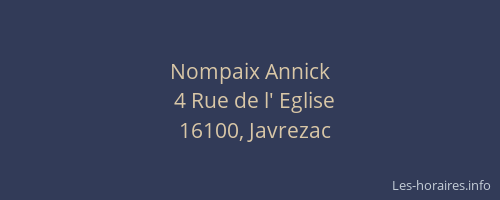 Nompaix Annick