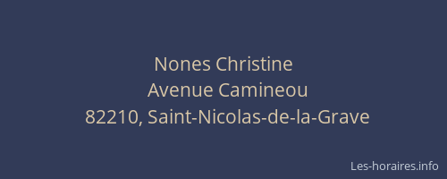 Nones Christine